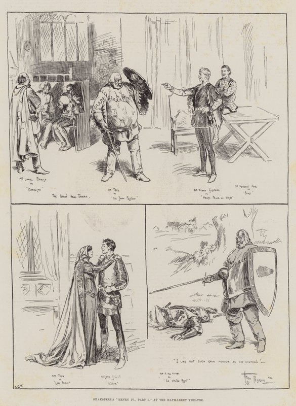Shakespeares Henry IV, Teil I im Haymarket Theatre von Frederick Pegram