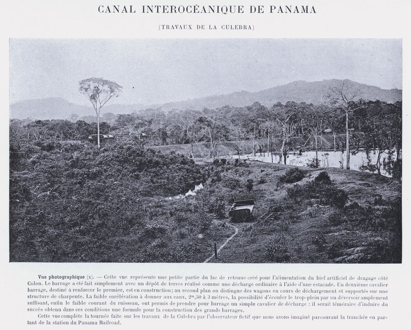 Panamakanal, Arbeiten an der Culebra von French Photographer