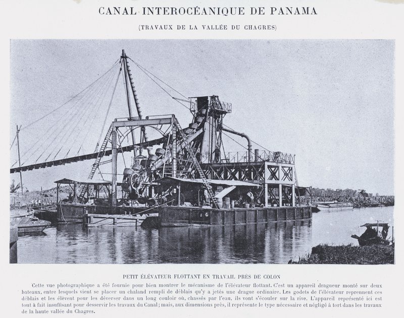 Panamakanal, Arbeiten im Tal des Chagres von French Photographer