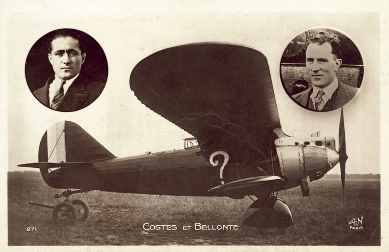 Dieudonne Costes und Maurice Bellonte, französische Flieger von French Photographer