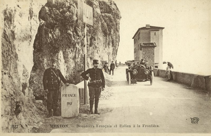 Französisch-italienische Grenze, Menton von French Photographer