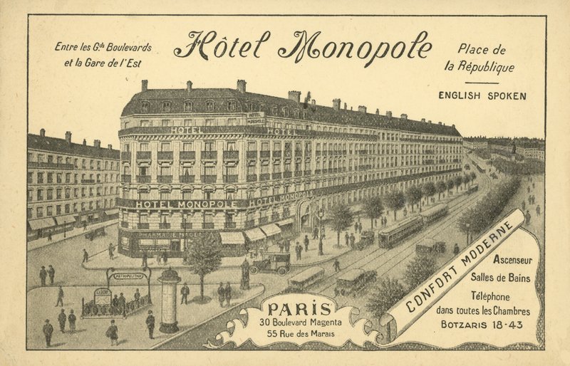 Hotel Monopole, Paris von French Photographer