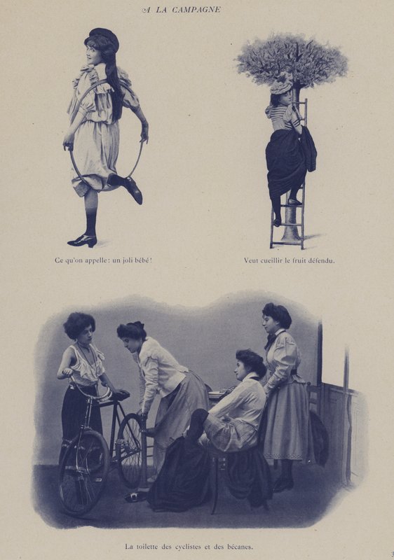 Illustration für Petites Parisiennes (junge arbeitende Mädchen in Paris) von French Photographer