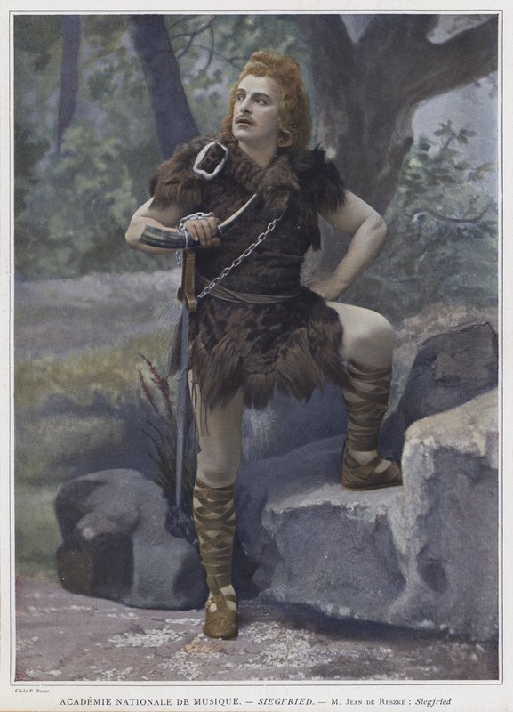 Jean de Reszke in der Titelrolle in Siegfried von French Photographer