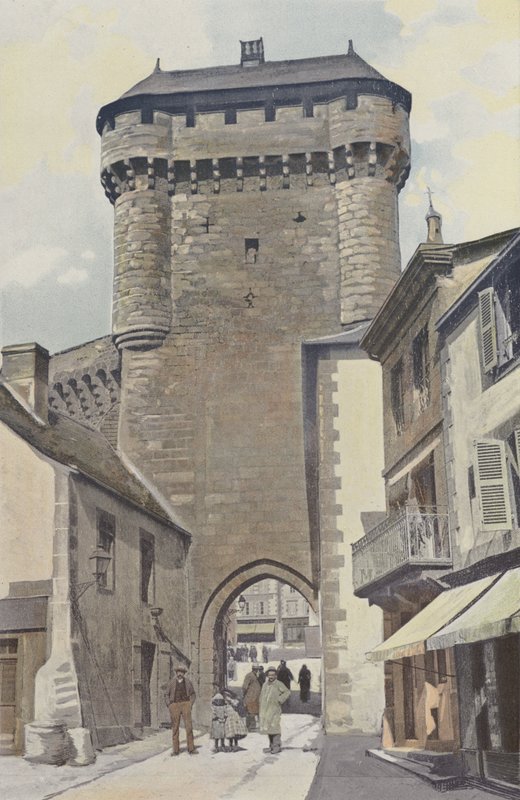 La Souterraine, Stadttor, Außenansicht von French Photographer