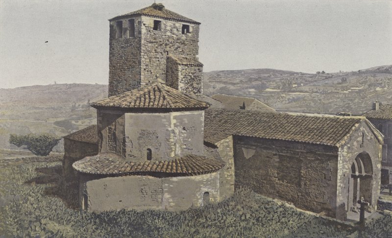 Le Teil, Kirche von Melas, Nordwestansicht von French Photographer