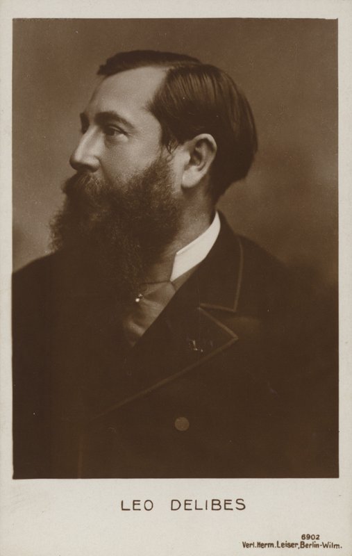 Léo Delibes, französischer Komponist (1836-1891) von French Photographer