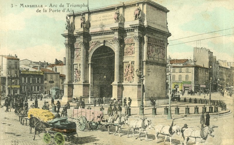 Marseille, Triumphbogen der Porte d