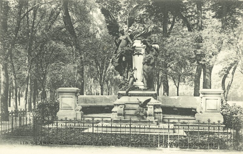 Monument des Fabulisten La Fontaine, Jardin du Luxembourg von French Photographer