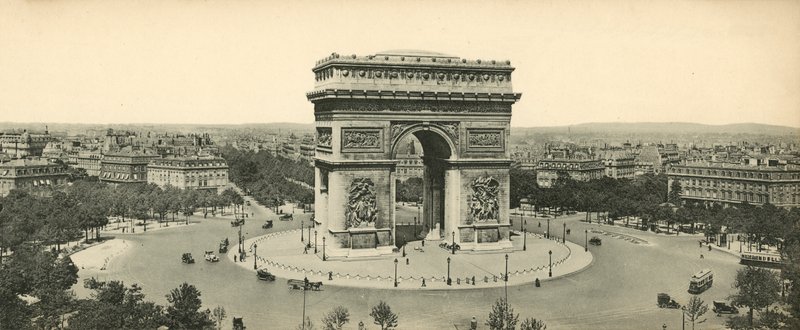 Paris, Der Triumphbogen, das Grab des unbekannten Soldaten und der Platz des Sterns von French Photographer