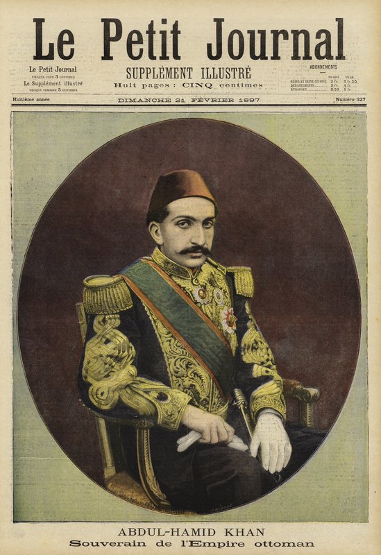 Abdul Hamid II., Sultan des Osmanischen Reiches von French School