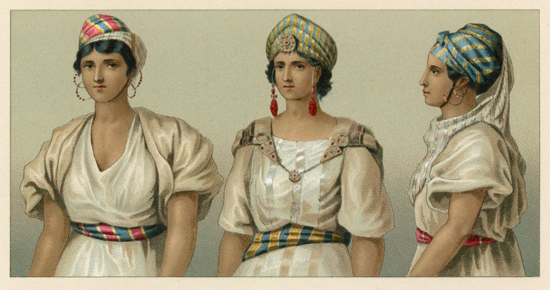 Afrikanisches Kostüm von French School
