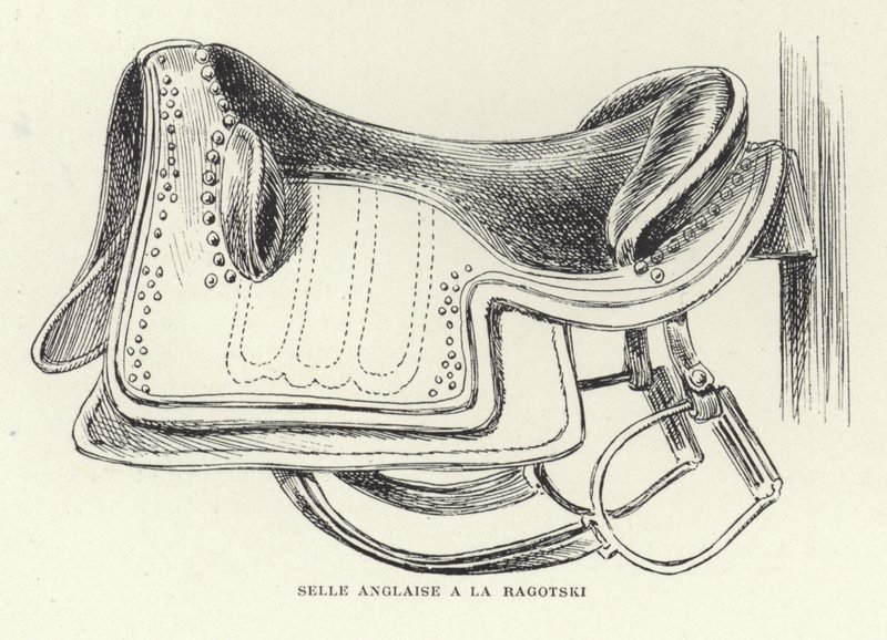 Ein englischer Sattel von Ragotski von French School