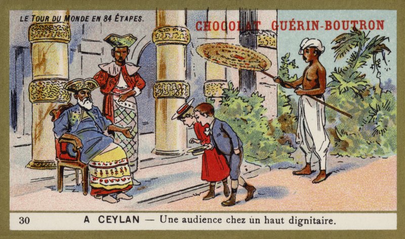 Audienz bei einem hohen Würdenträger, Ceylon von French School