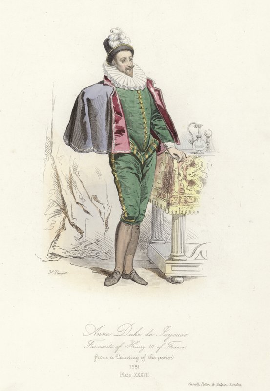 Anne, Herzog von Joyeuse, Favorit von Heinrich III. von Frankreich von French School