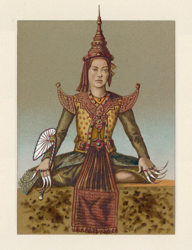 Asiatische Tracht von French School