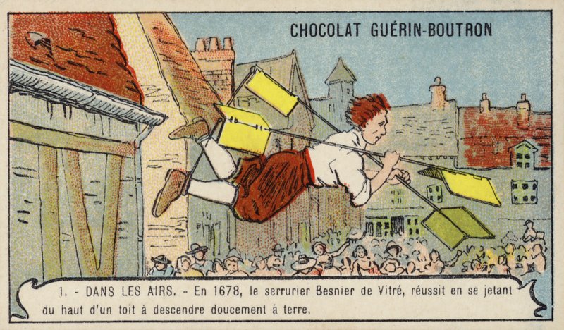 Versuchter Flug des Schlossers Besnier von French School