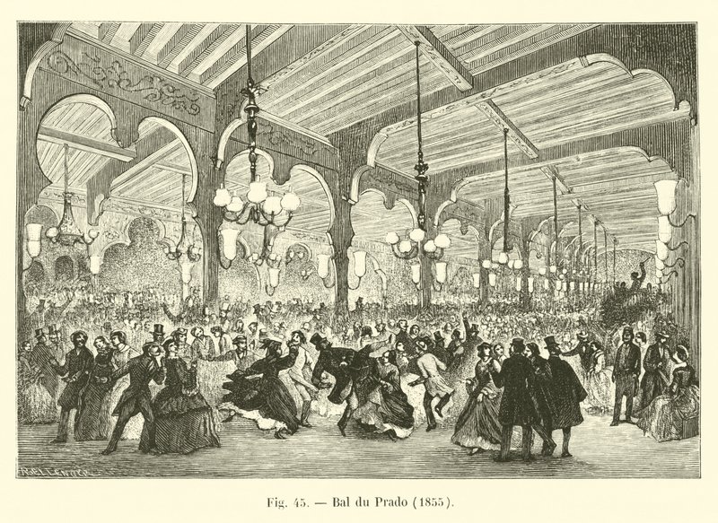 Bal du Prado, 1855 von French School