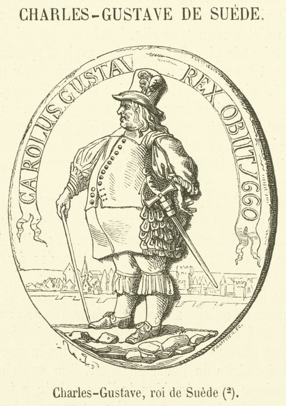 Karl-Gustav, König von Schweden (Gravur) von French School
