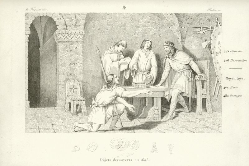 Childerich I., Merowingerkönig der salischen Franken von French School