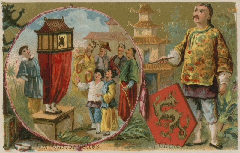 Chinesische Marionetten von French School