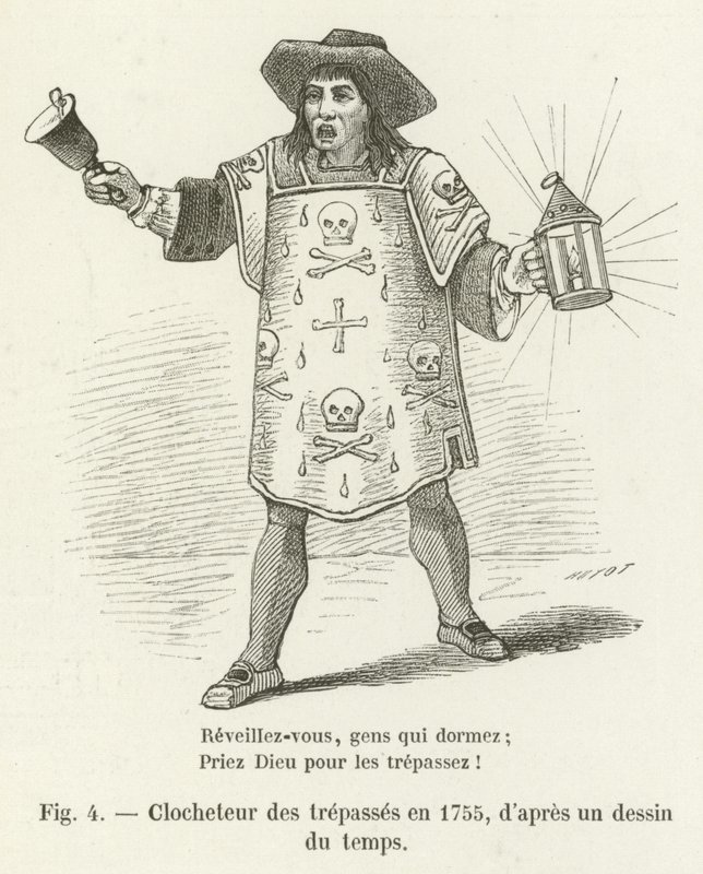 Totenglockner im Jahr 1755, nach einer Zeichnung der Zeit von French School