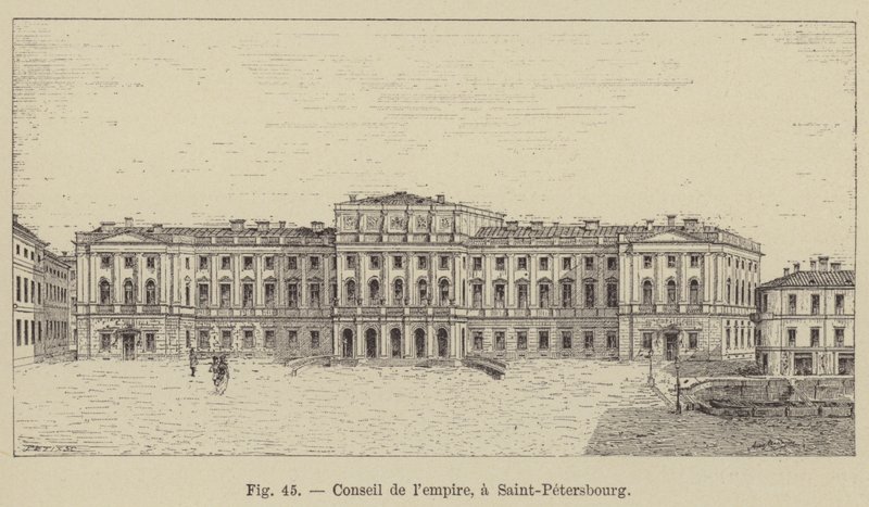 Rat des Reiches in Sankt Petersburg von French School
