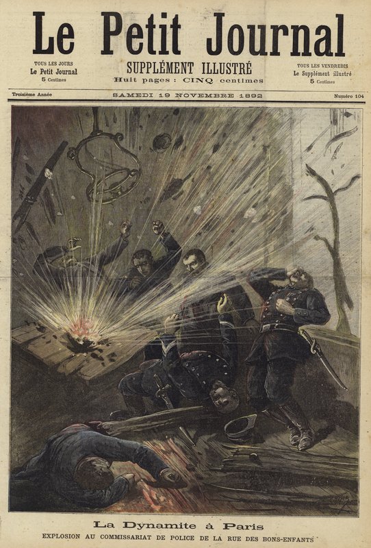 Titelblatt von Le Petit Journal, 19. November 1892 von French School