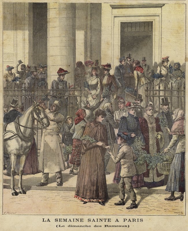 Titelblatt von Le Petit Journal, 28. März 1891 von French School