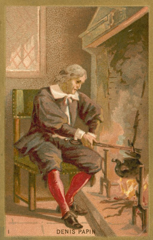 Denis Papin, französischer Physiker und Erfinder von French School