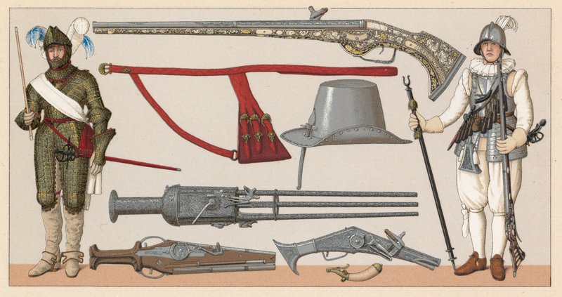 Französische Kostüme des XVI-XVII Jahrhunderts von French School