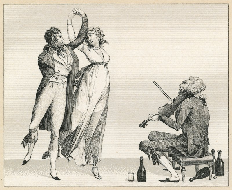 Französisches Kostüm des XVIII. Jahrhunderts von French School