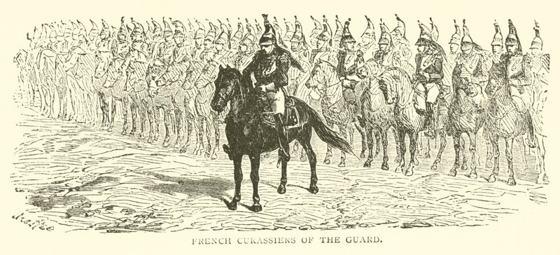 Französische Kürassiere der Garde (Gravur) von French School