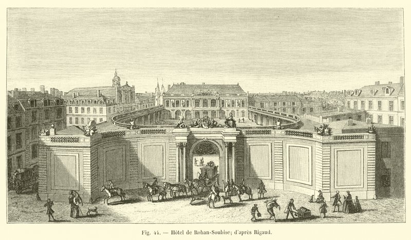 Hotel de Rohan-Soubise (nach Rigaud) von French School
