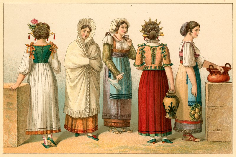 Italienische Tracht von French School