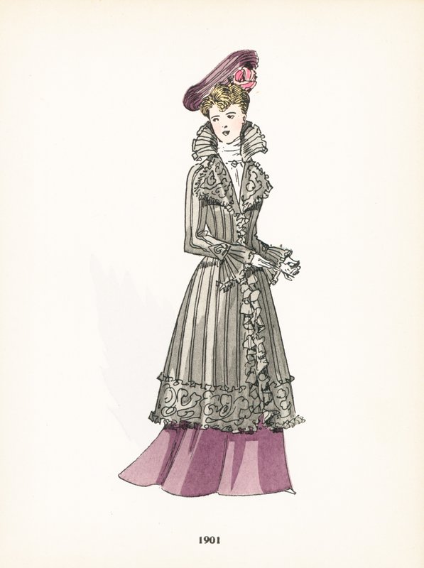Damenmode, 1901 von French School