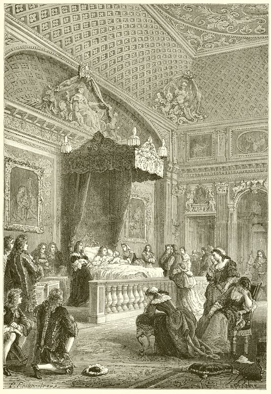 Letzte Momente von König Ludwig XIV von French School
