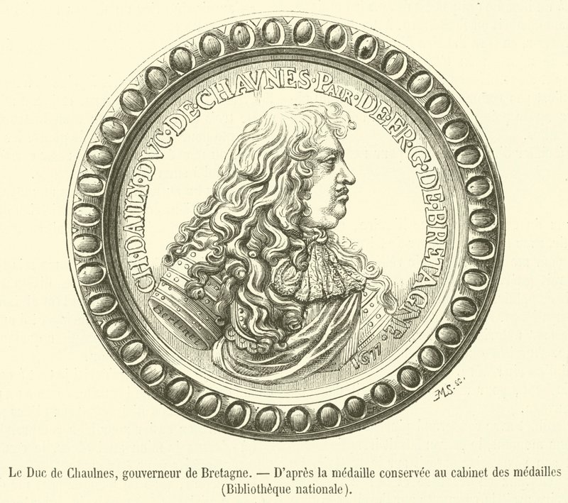 Der Herzog von Chaulnes, Gouverneur der Bretagne von French School