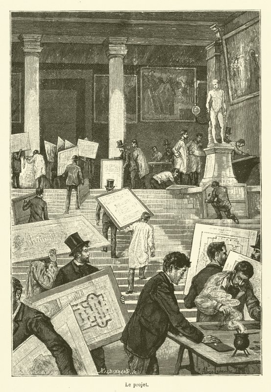 Das Projekt (Gravur) von French School
