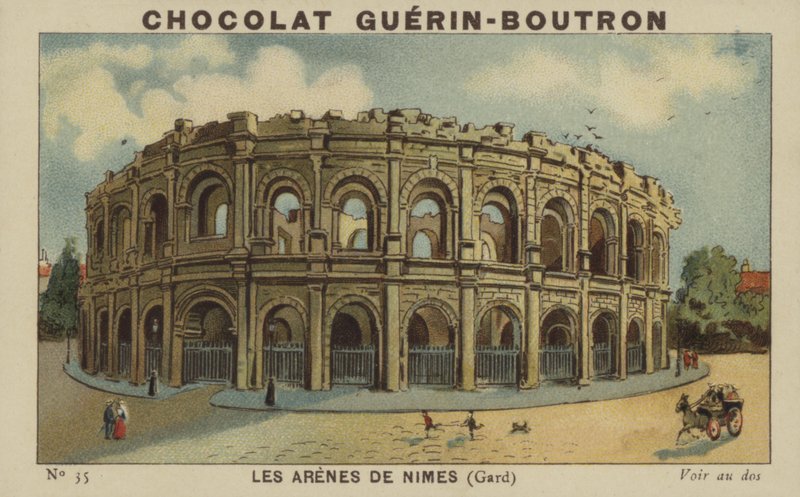 Die Arenen von Nimes, Gard von French School