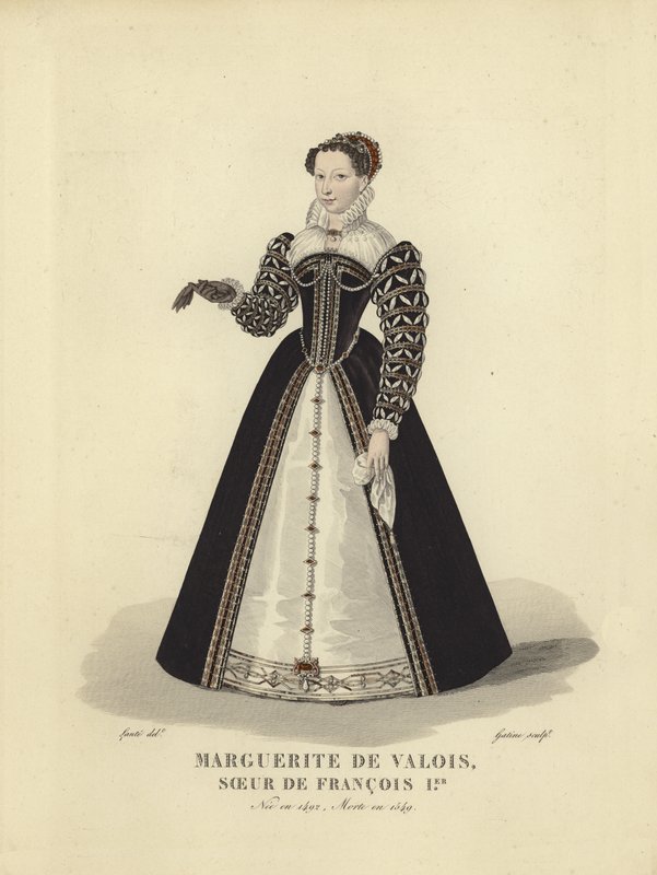 Marguerite von Navarra, Schwester von König Franz I. von Frankreich von French School