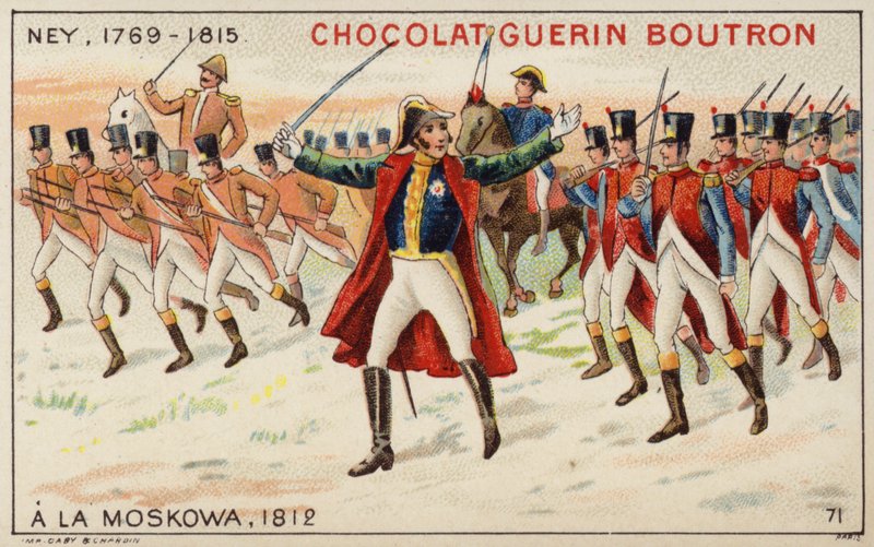 Marschall Ney in Moskau von French School