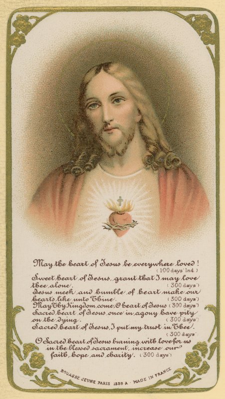 Möge das Herz Jesu überall geliebt werden! von French School