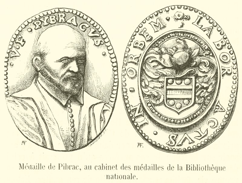 Medaille von Pibrac, im Münzkabinett der Nationalbibliothek von French School