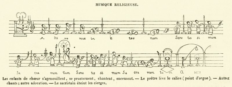 Religiöse Musik von French School