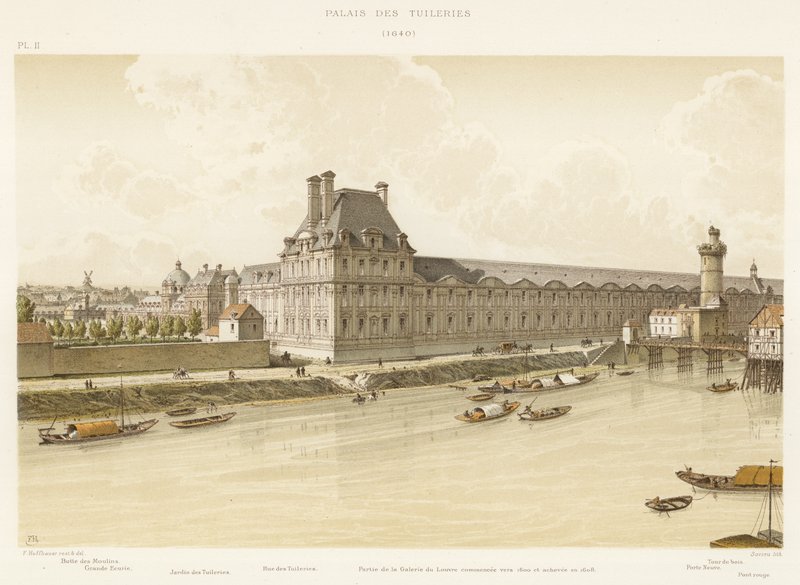 Palais des Tuileries, 1640 von French School