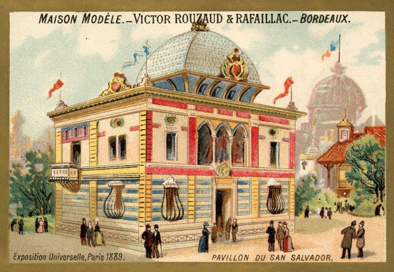 Pavillon von San Salvador, Weltausstellung, Paris von French School