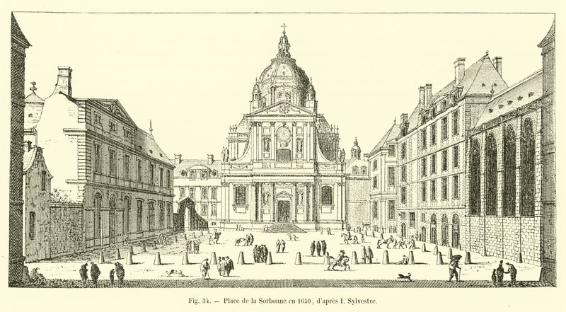Platz der Sorbonne, 1650, nach I. Sylvestre von French School