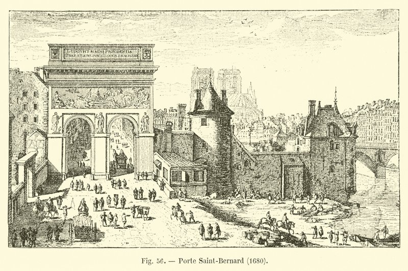 Porte Saint-Bernard, 1680 von French School