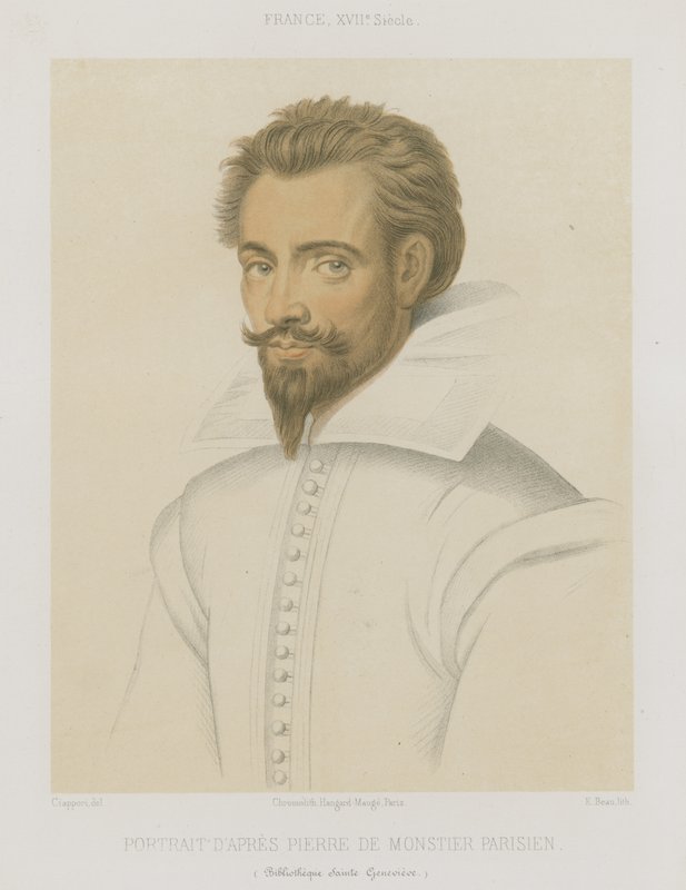 Porträt eines Mannes mit Spitzbart von French School